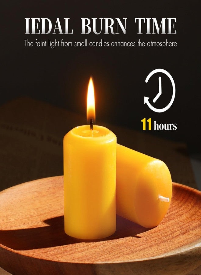 ginitiri Beeswax Votive Candles 24 Pack Votive Candles Bulk,11-12 Hours Burn Time Unscented Votive Candles,100% Pure Bees Wax Candles Natural Beeswax Candle Small Beeswax Candles for Prayers Relax（24 Pack） - Image 5